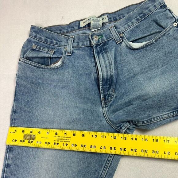 Tommy Hilfiger Jeans Classic Fit Mens 34x30 Denim Medium Wash Vintage - Picture 4 of 9